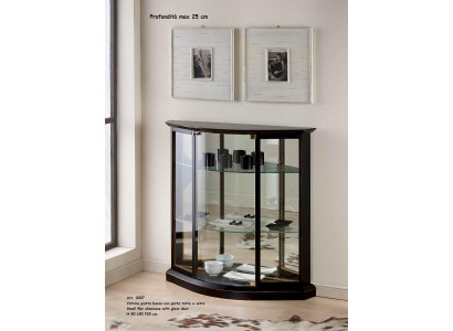 Display cabinet black glass cabinet design, classic cabinet luxury wood furniture display cabinets.