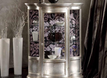 Glass cabinet display case living room wood sideboard luxury furniture shelf new