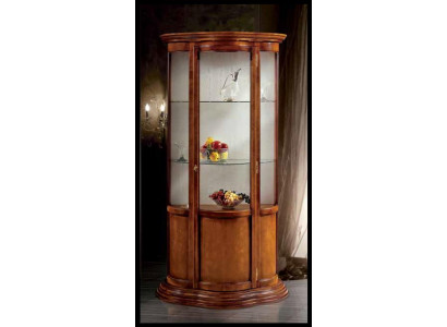 Glass cabinets luxury sideboard cabinets brown showcase classic Italian furniture