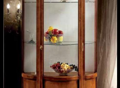 Glass cabinets luxury sideboard cabinets brown showcase classic Italian furniture