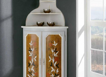 Country House Corner Cabinet, Corner Chest, Italian Furniture, Cabinet, Chests of Drawers, Sideboard