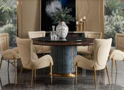 Croco dining room table round tables dining table wood designer dining room