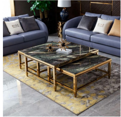 Double coffee table side table design living room table tables