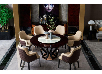 Group dining table chair living room set tables upholstered wood chair