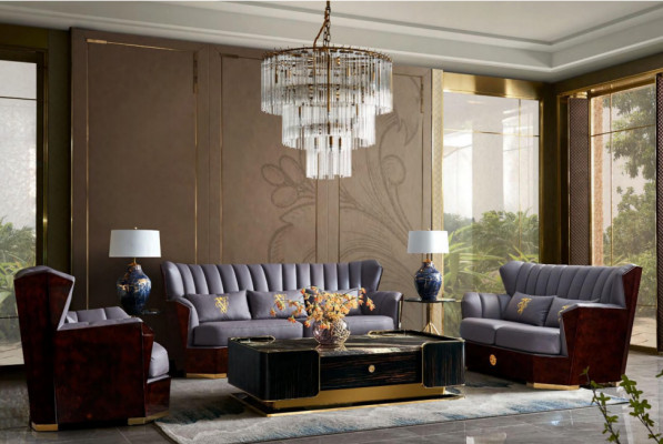 Complete set sofa suite 3-2-1 seater coffee table designer modern leather sofa