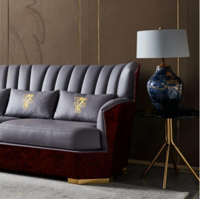 Leather sofa 3-seater sofa upholstered sofas design luxury couch furniture three-seater new