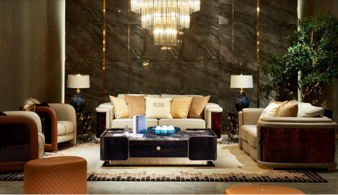 Luxury Living Room Suite 5-Piece Set Leather Sofa Couch Upholstered Sofa