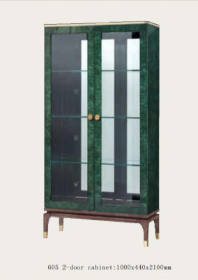 Glass cabinet display case decorative dresser designer