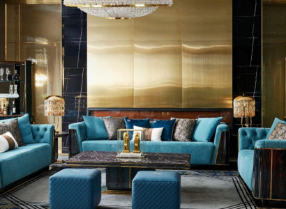 Luxury coffee table side table designer table living room table