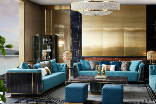 Luxury coffee table side table designer table living room table