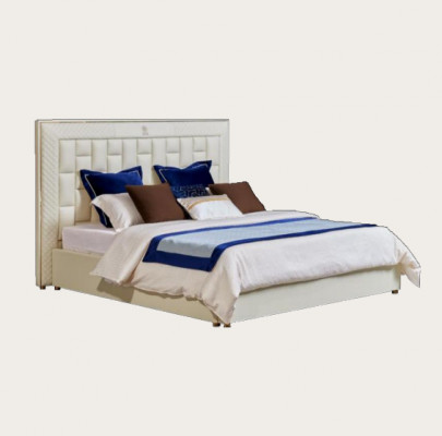 Design leather bed luxury upholstered beds double modern matrimonial 180x200