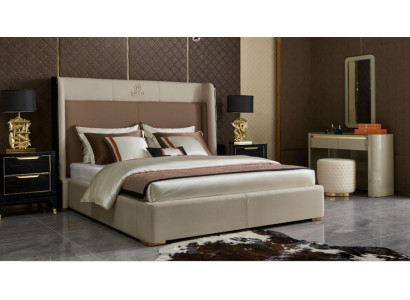 Design bedroom 6-piece complete set bed nightstand dressing table