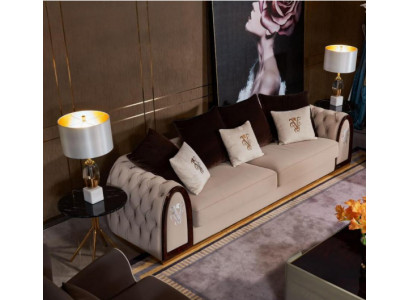 Three-seater Chesterfield 3-seater sofa couch upholstery suite 3-seater couches