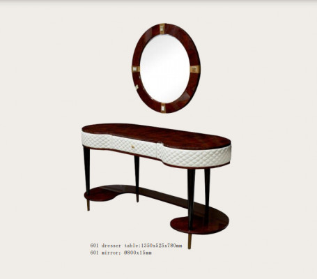 Vanity table mirror chair complete set dresser bedroom modern