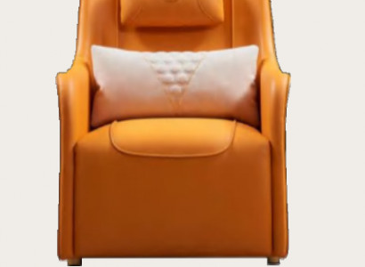 Armchair Relax Leather Lounge Club Upholstery Design Couch Luxury Sofa Seat Furniture New