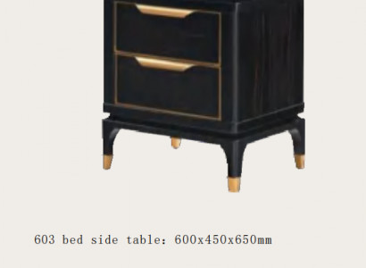Nightstand Bedside Cabinet Dresser Side Table Console High Gloss Gold
