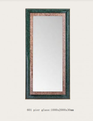 Modern large mirror wall mirror real wood frame hanging mirror luxury furniture