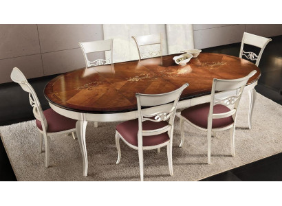 Classic table, wooden table, baroque, rococo, dining room, royal dining table, tables