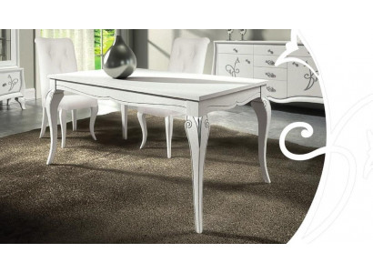 Extendable Dining Table XXL Tables Modern Wood Dining Room Design White New