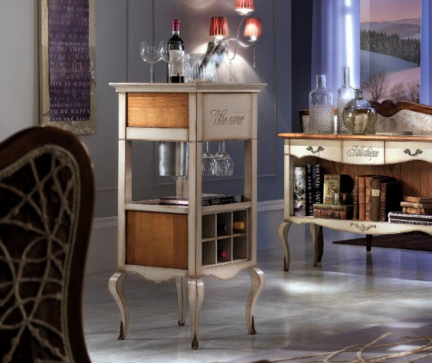 House bar, bar cabinet, bar table, shelf, wine rack, wine cabinet, luxury cabinet, display case.