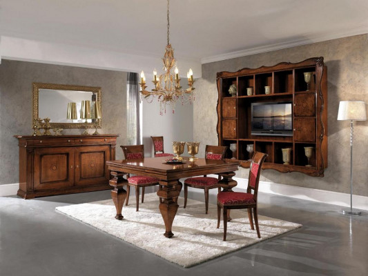 Furniture Set Table + 4 Chair Set 5-piece Dining Table Set Dining Room