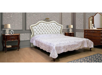 Double bed, bedroom furniture, solid wood, Vaccari Cav Giovanni bed, new