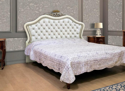Double bed, bedroom furniture, solid wood, Vaccari Cav Giovanni bed, new