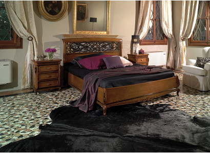 Bed Double Bed Design Bedroom Solid Wood Vaccari cav giovanni Furniture New