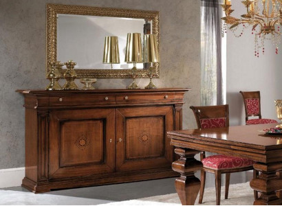 Cabinet Living Room Dresser Drawers Wood Sideboard Cupboard Cabinets Solid New