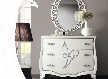 Dresser Mirror Dressers Cabinet Luxury Shelf Console Furniture Group New Set 2-piece.