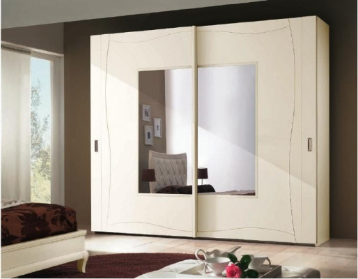 Closets bedroom wardrobe with sliding doors wardrobe wall wood design