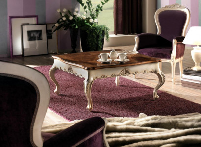 Coffee Table Side Table Living Room Table Wood Royal Baroque Tables
