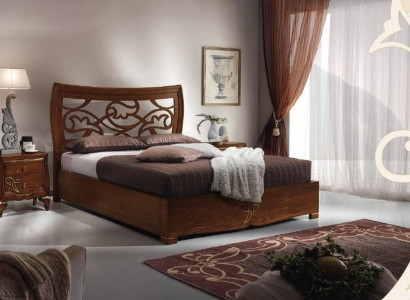 Bedroom Bed Nightstand Beds Set Wood Bed Frame Luxury New Set 3-piece.