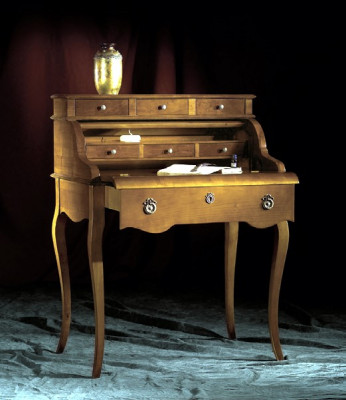 Baroque Desk Office Table Noble Wooden Tables Rococo Antique Style Furniture Italy