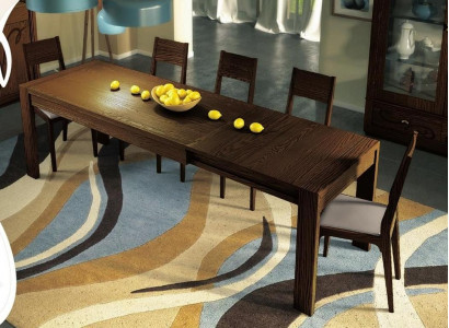 Dining Table Extendable Table Tables Dining Tables Furniture XXL Wood Design Modern New