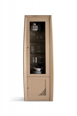 Display cabinet glass cupboard display cases living room cabinets Italian furniture glass cabinet