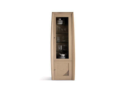 Display cabinet glass cupboard display cases living room cabinets Italian furniture glass cabinet