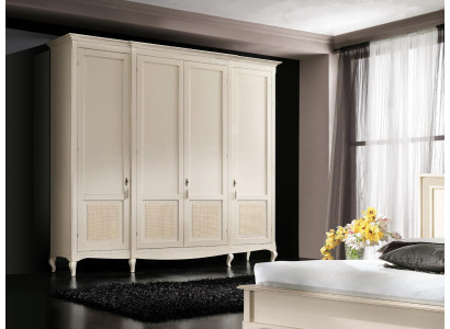 Solid wood wardrobe wooden cabinet cupboard massive bedroom furniture Italy