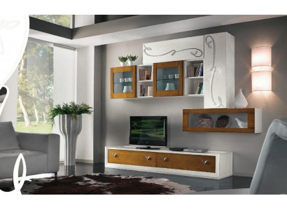 TV wall unit living room furniture luxury RTV living room walls cabinet shelf