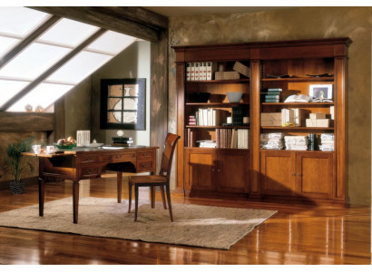 Office furniture set desk study room bookcase 2-piece set Italy