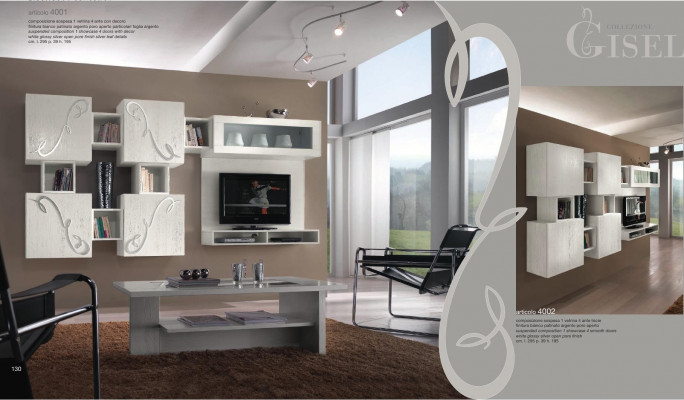Wall unit wall cabinet shelf living room wood cabinets display cabinet wall shelves Italy