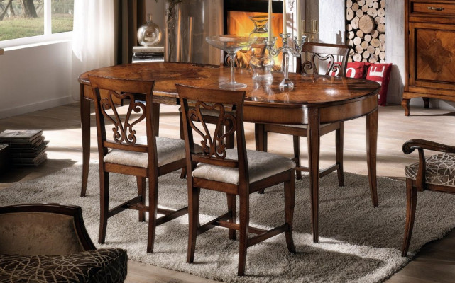 Furniture Set Group Table + 4 Chair Set 5-piece Dining Table Suite Dining Room