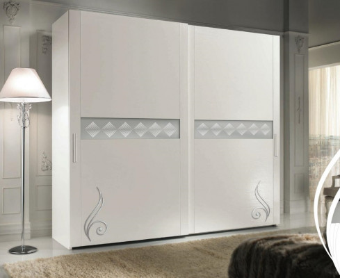 Cabinets Clothes Wardrobe Closet Luxury Sliding Doors Design Wood Modern