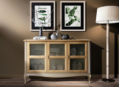 Dresser Sideboard Shelf Cabinet Shelving Solid Wood Furniture from Italy Cabinets