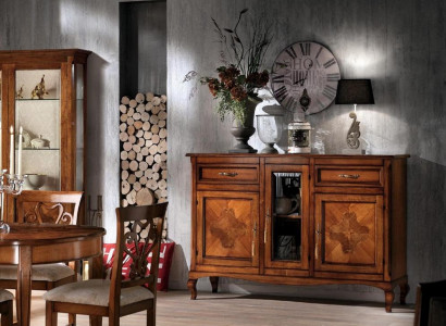 Dresser Sideboard Shelf Cabinet Shelves Solid Wood Furniture from Italy Cabinets