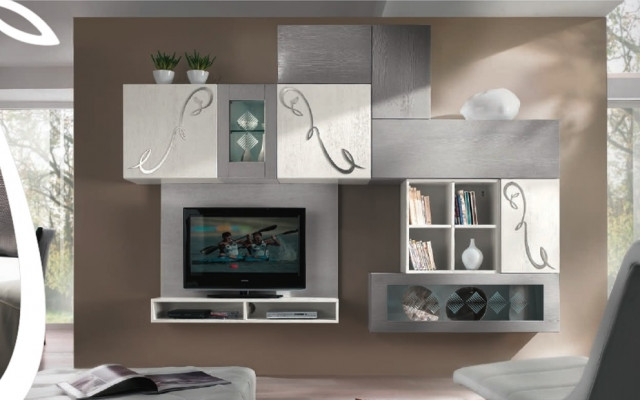 RTV living room wall display cabinet sideboard cupboard wall modern TV wood suite set furniture