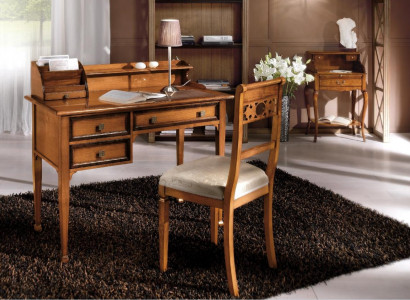 Secretary desk Italian style furniture furnishing solid wood furniture table