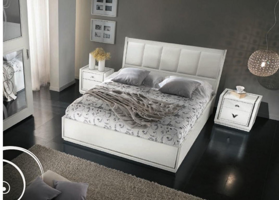 3-piece suite bedroom bed nightstand group double beds luxury beds