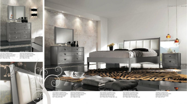 Bedroom bed nightstand dresser mirror set group double new set 5-piece