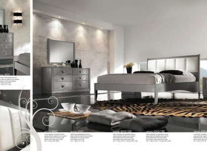 Bedroom bed nightstand dresser mirror set group double new set 5-piece